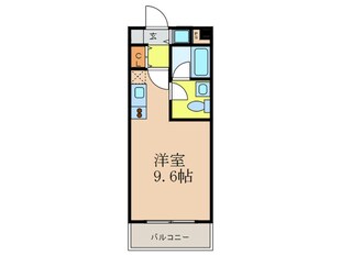 レジディア江坂の物件間取画像